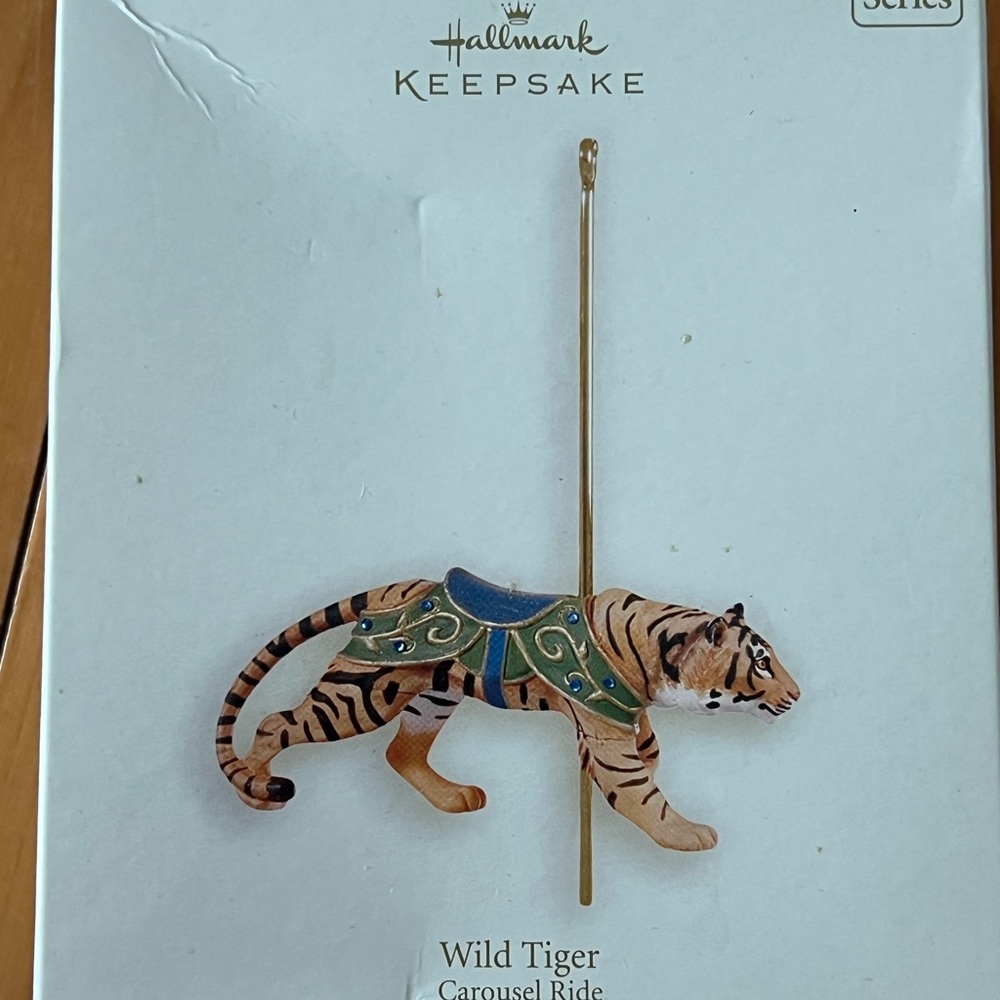 Hallmark Wild Tiger Carousel Ornament